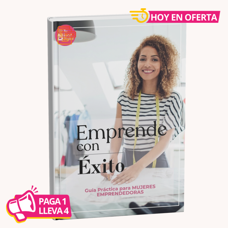 Emprende con Éxito: Guía Práctica para Mujeres Emprendedoras +3 BONOS GRATIS 🤩
