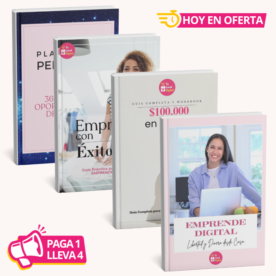 Emprende Digital: Es La Guía Definitiva Para Alcanzar Libertad Financiera y Dinero Desde Casa y Desde Hoy +3 BONOS GRATIS 🤩