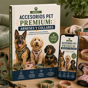 ACCESORIOS PET PREMIUM: ARNESES Y COLLARES