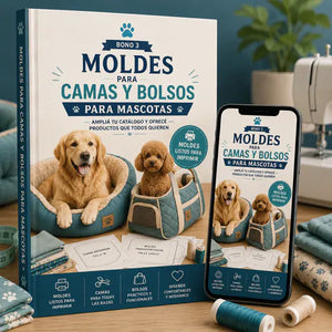 MOLDES PARA CAMAS Y BOLSOS PARA MASCOTAS