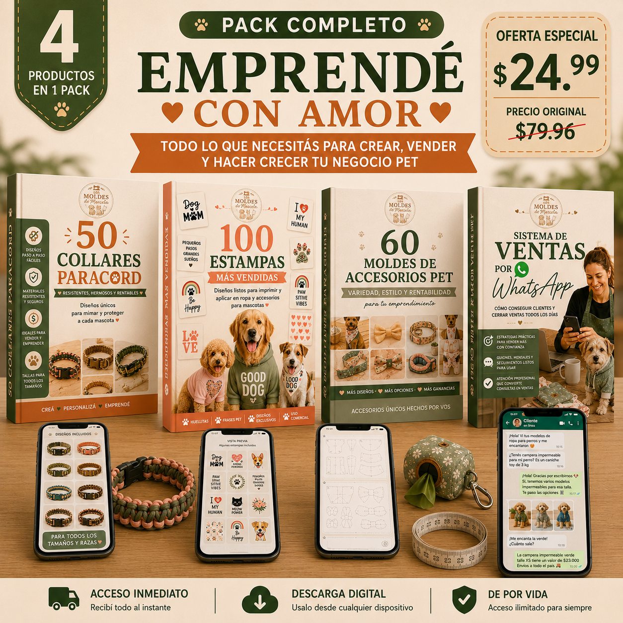 🎁 El Pack completo de la Emprendedora Exitosa - OFERTA ÚNICA - 4 PRODUCTOS