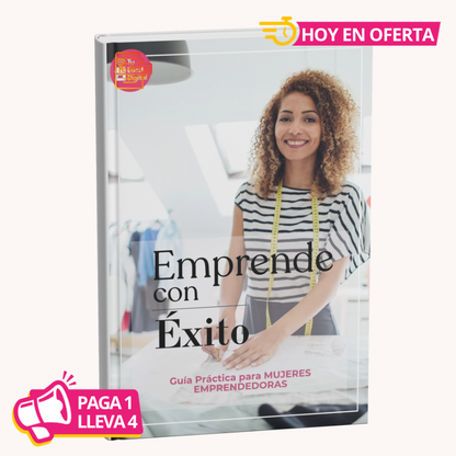 Emprende con Éxito: Guía Práctica para Mujeres Emprendedoras +3 BONOS GRATIS 🤩
